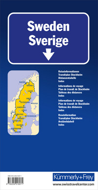 Schweden, Strassenkarte 1:750'000
