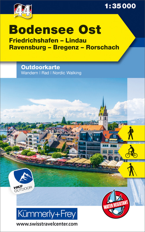 Deutschland, Bodensee Ost, Nr. 44, Outdoorkarte 1:35'000